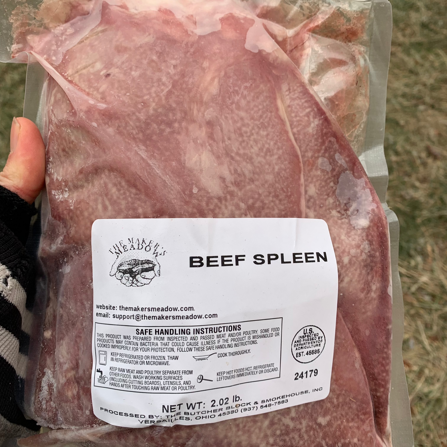 The Maker's Meadow Beef Spleen