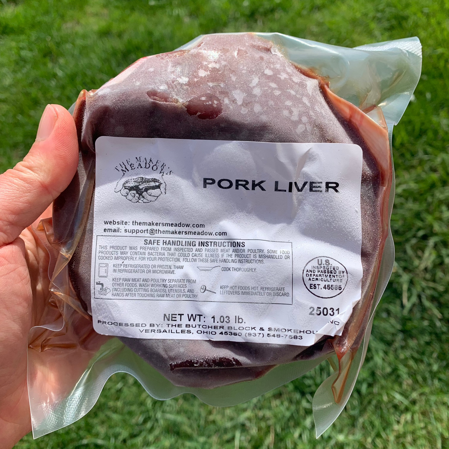 The Maker's Meadow Pork Liver