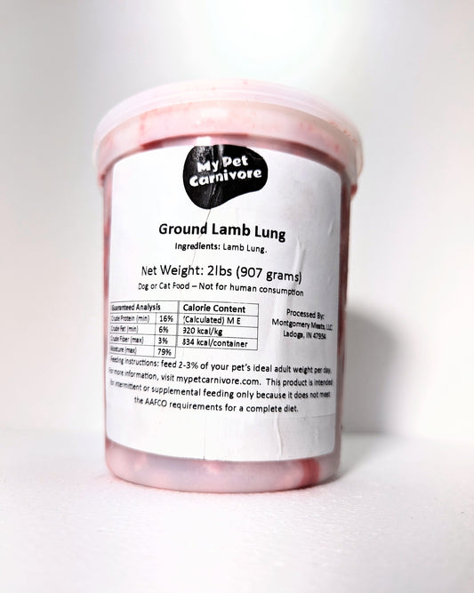 Ground Lamb Lung-2 LB.