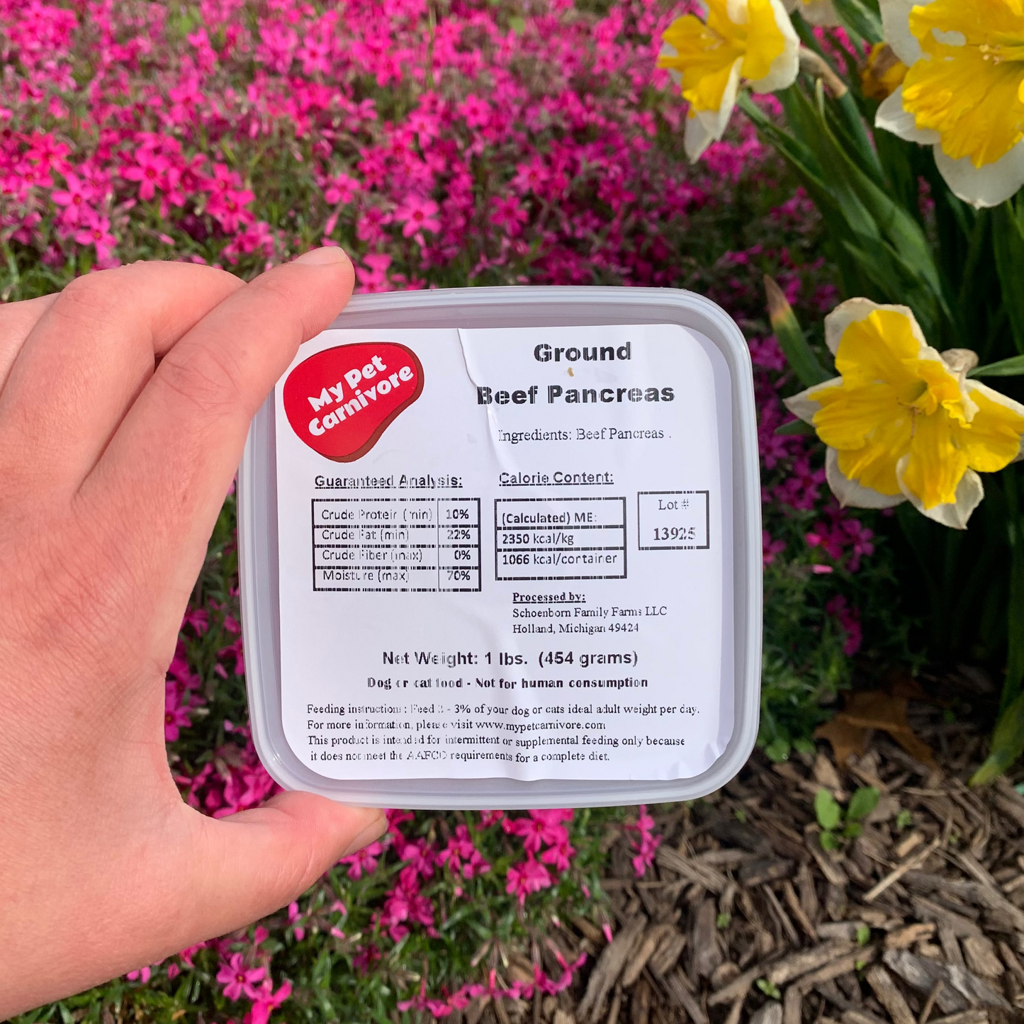 Ground Beef Pancreas-1 LB.