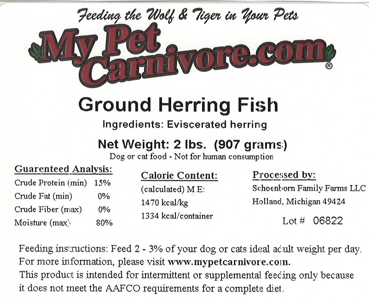 Ground Lake Herring Fish-2 LB.