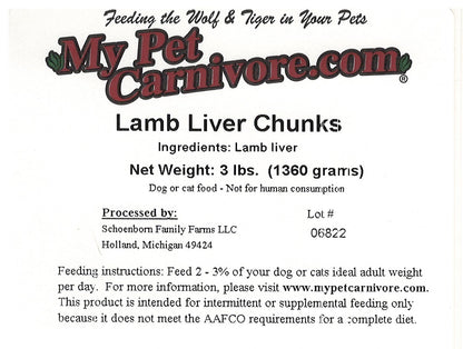 Lamb Livers-3 LB.
