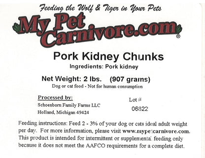 Pork Kidney Chunks-2 LB.