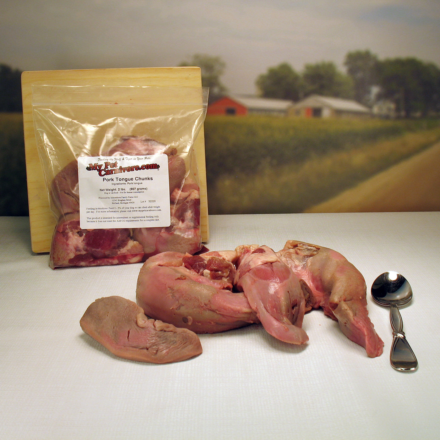 Pork Tongue Chunks-2 LB.