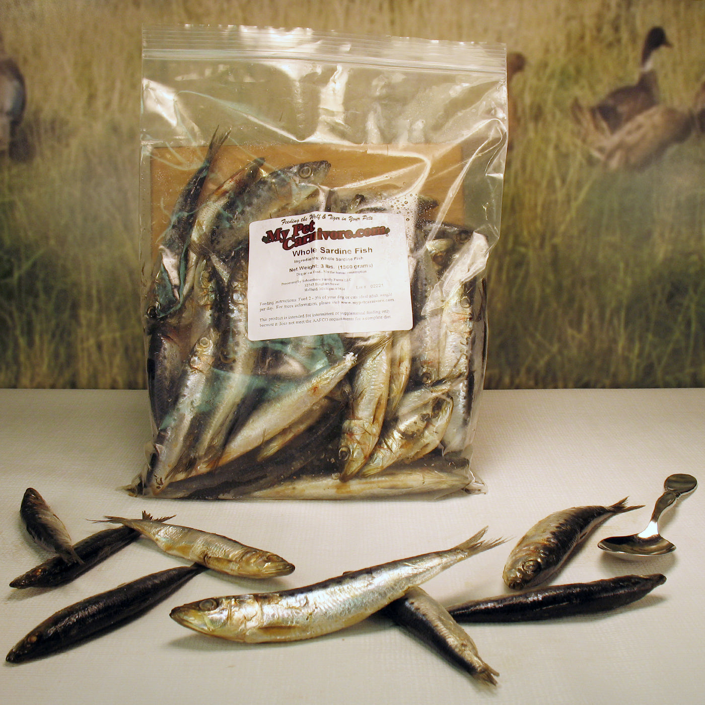 Whole Sardines Fish-3 LB.