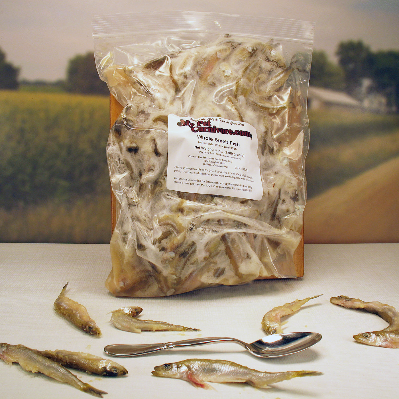 Whole Smelt Fish-3 LB.