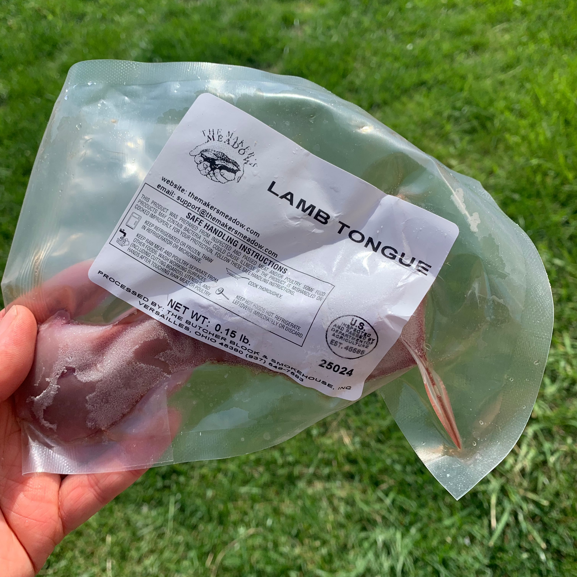 The Maker's Meadow Lamb Tongue – My Pet Carnivore The Maker's Meadow Lamb Tongue – My Pet Carnivore