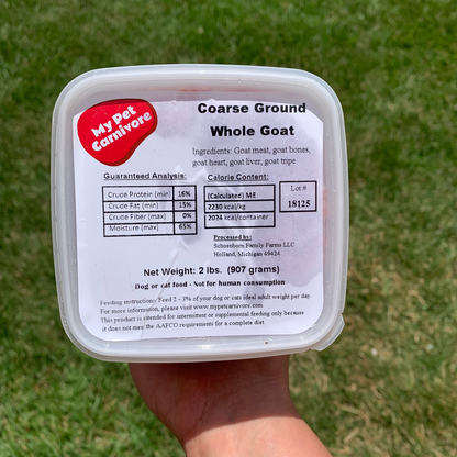 Coarse Ground Whole Goat-2 LB.