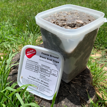 Ground Green Goat Tripe- 2 LB