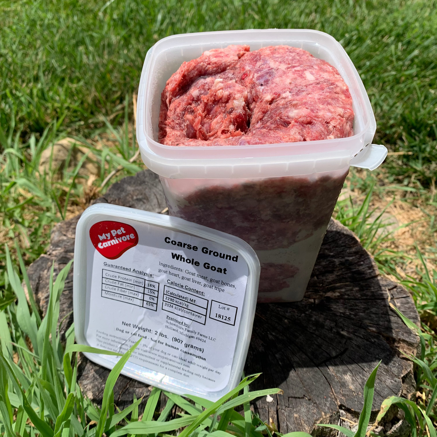 Coarse Ground Whole Goat-2 LB.