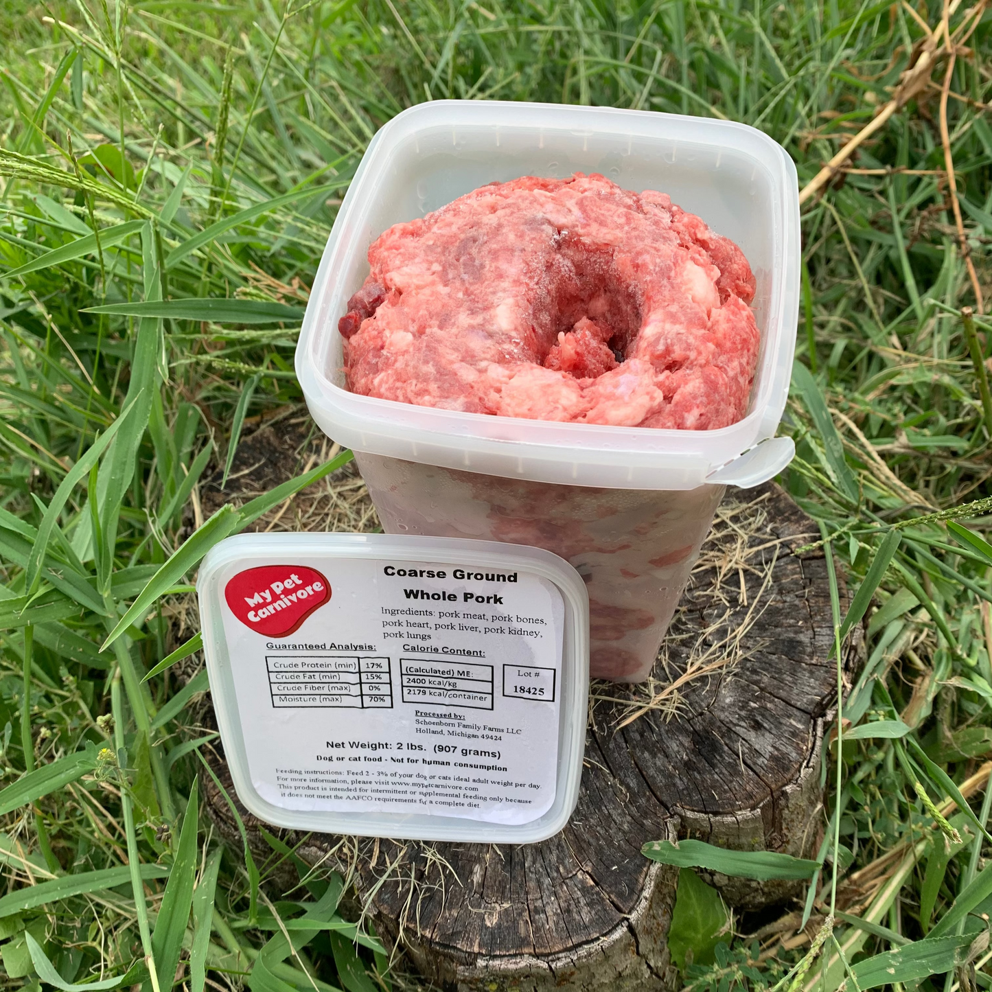 Coarse Ground Whole Pork-2 LB.