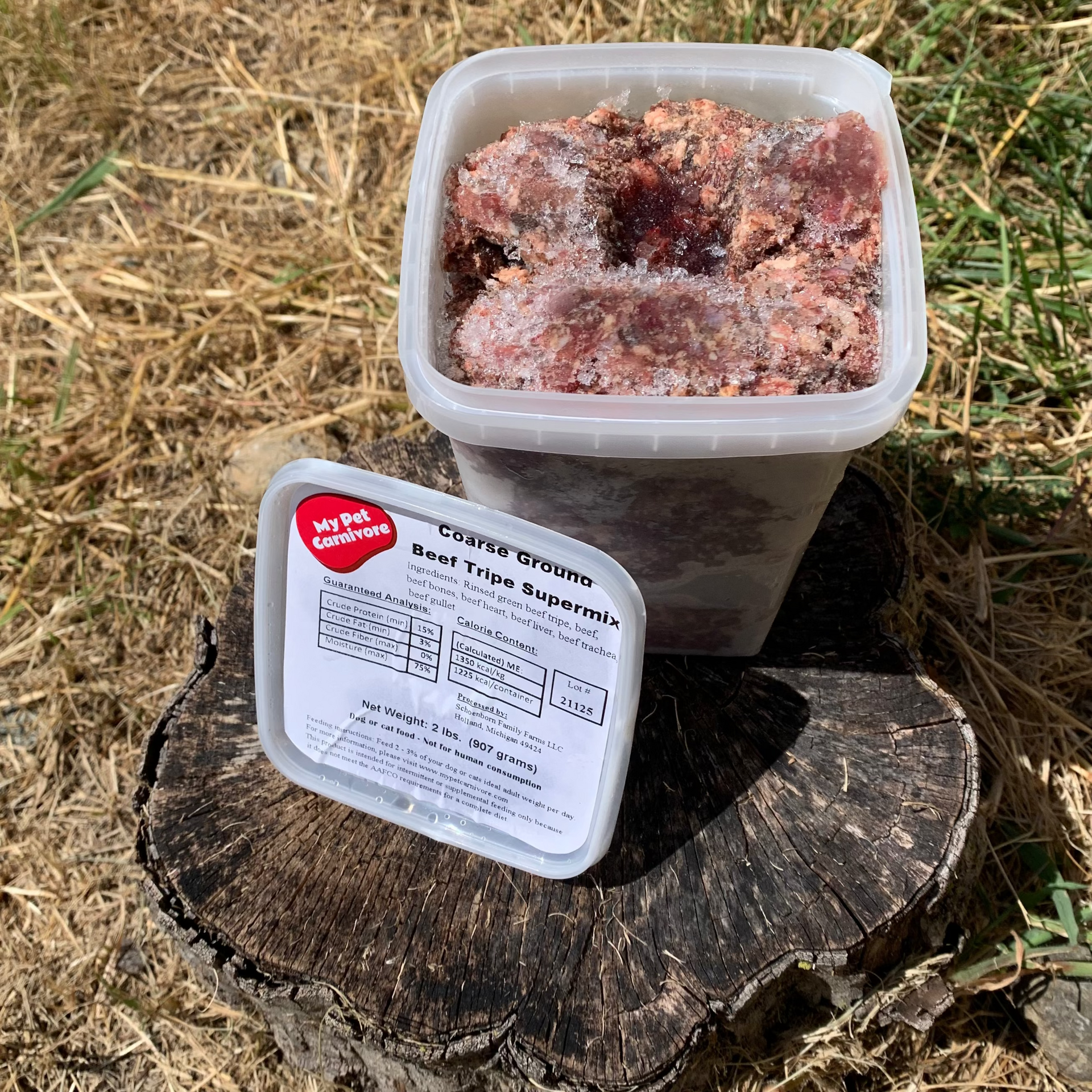 Ground Beef Tripe Supermix-2 LB. – My Pet Carnivore