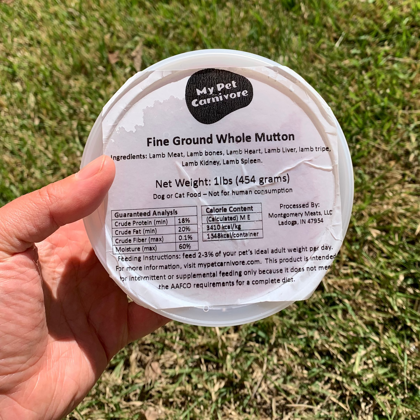 Fine Ground Whole Mutton-1 LB.