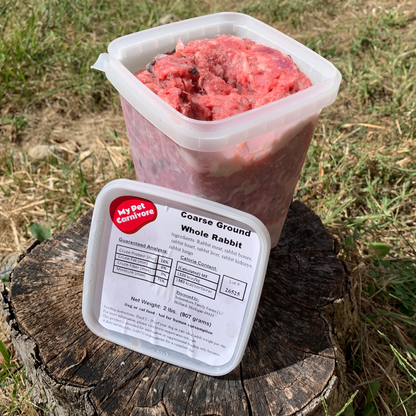 Coarse Ground Whole Rabbit-2 LB.