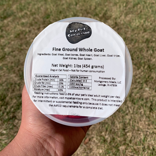 Fine Ground Whole Goat -1 LB.