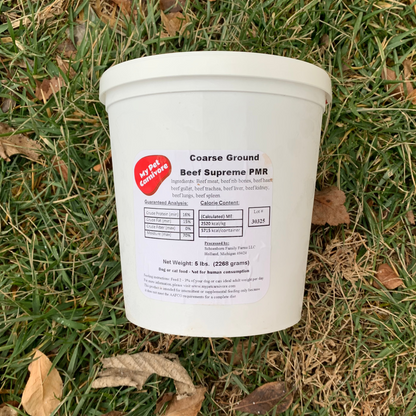 5 LB. Coarse Ground Beef Supreme PMR