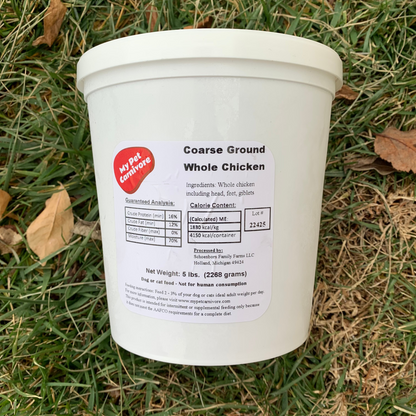 5 LB. Coarse Ground Whole Chicken