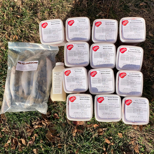 4 Most Popular Protein Bundle + Raw Goat Milk & Sardines + Free Shipping