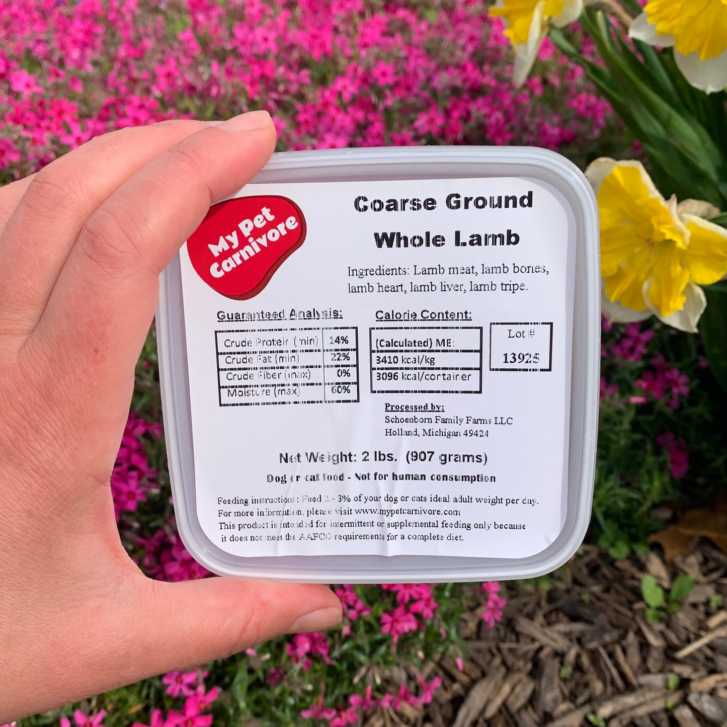 Coarse Ground Whole Sheep (Mutton/Lamb) - 2 LB.