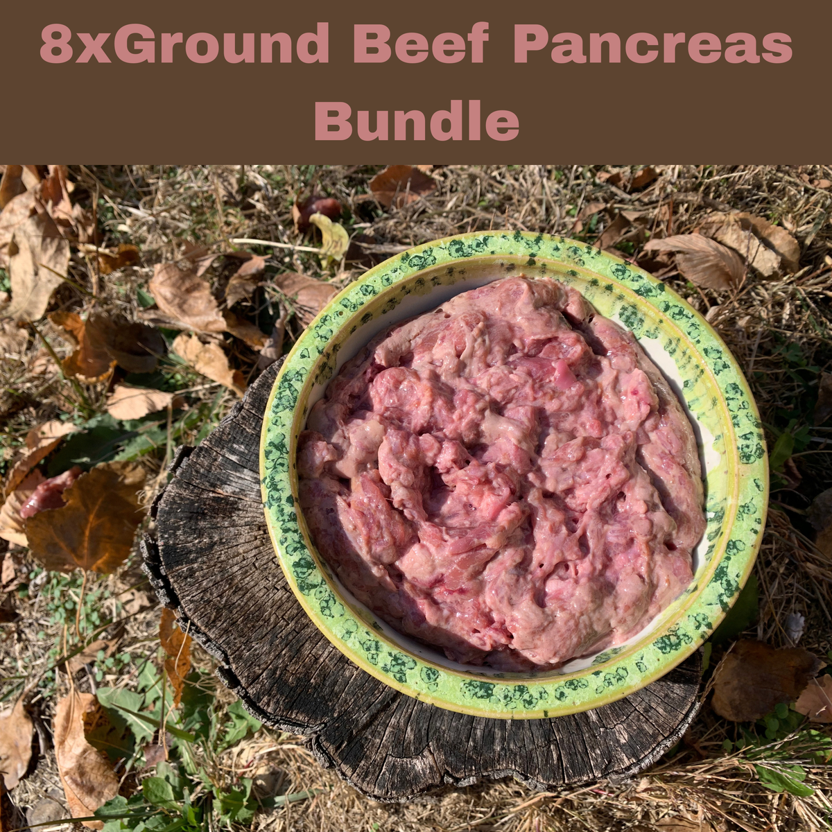 Ground Beef Pancreas Bundle + Free Shipping