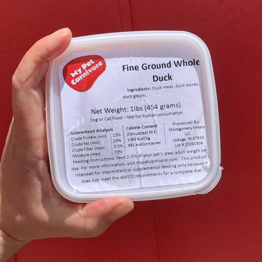 Fine Ground Whole Duck-1 LB.