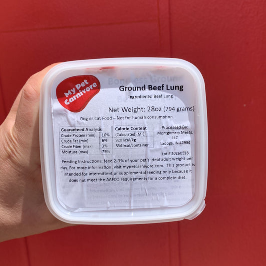 Ground Beef Lung-28 oz