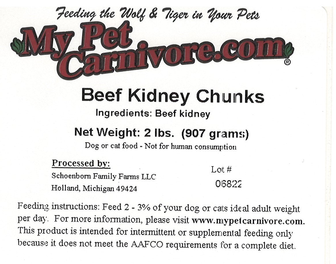 Beef Kidney Chunks-2 LB.