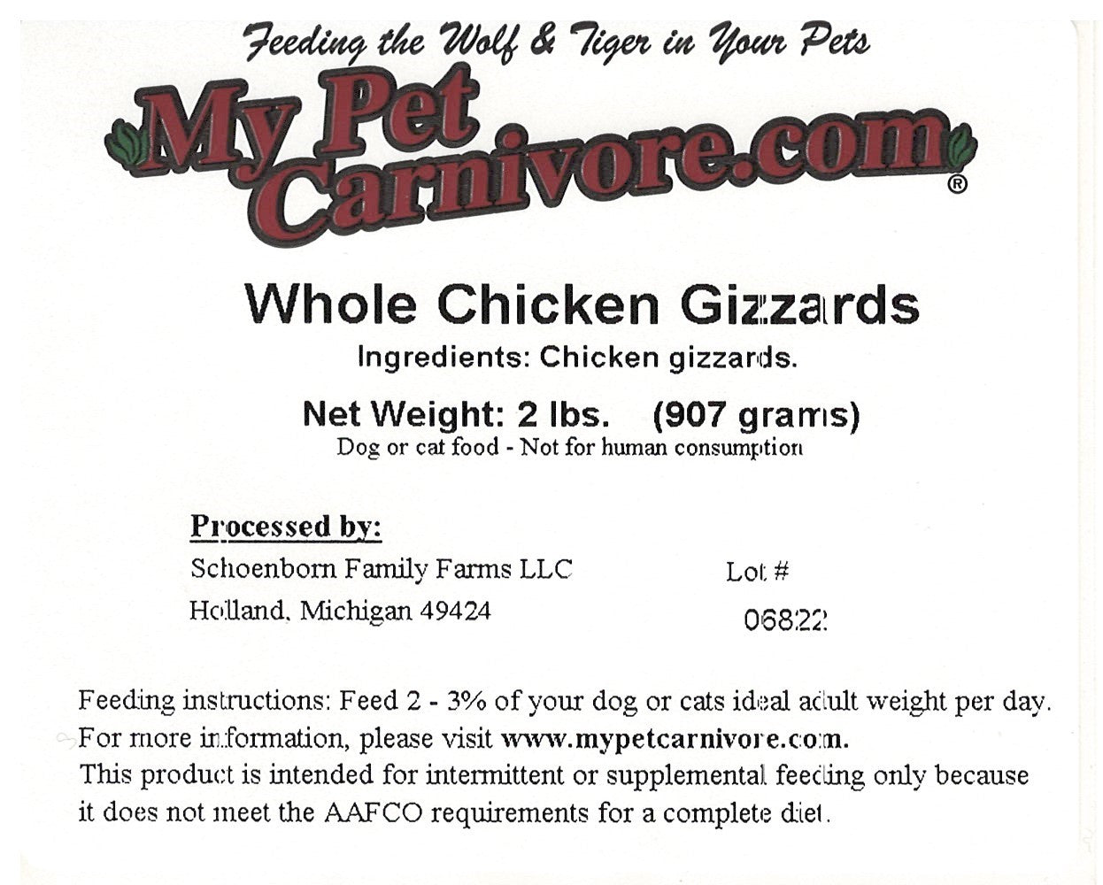 Chicken Gizzards-2 LB.