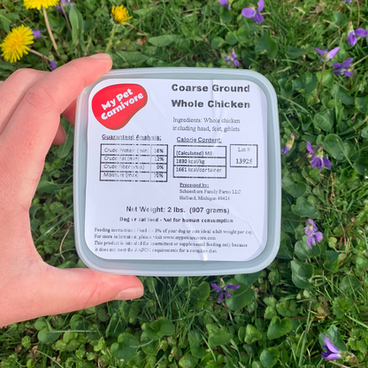 Coarse Ground Whole Chicken-2 LB.