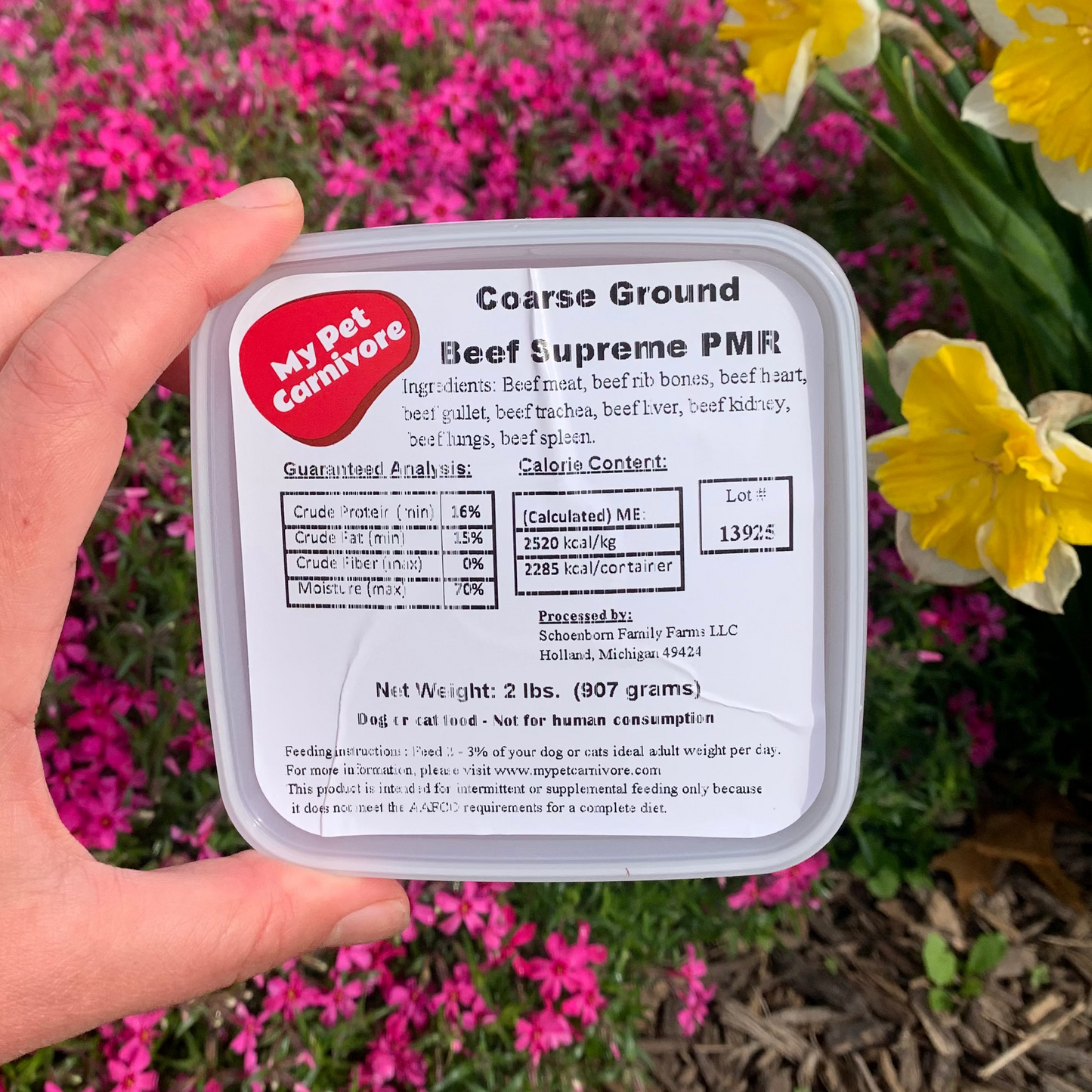 Coarse Ground Beef Supreme PMR - 2 LB.