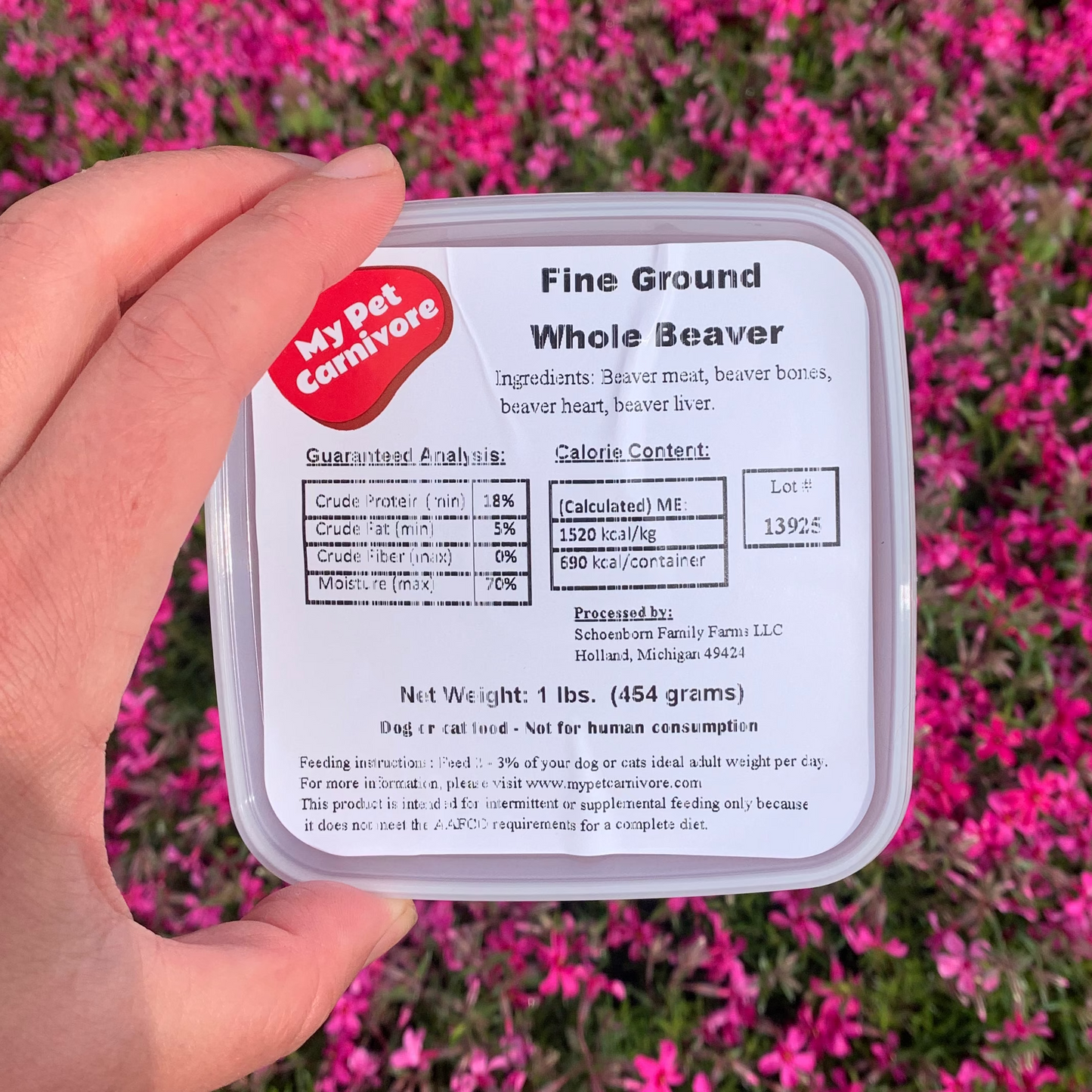 Fine Ground Whole Beaver-1 LB