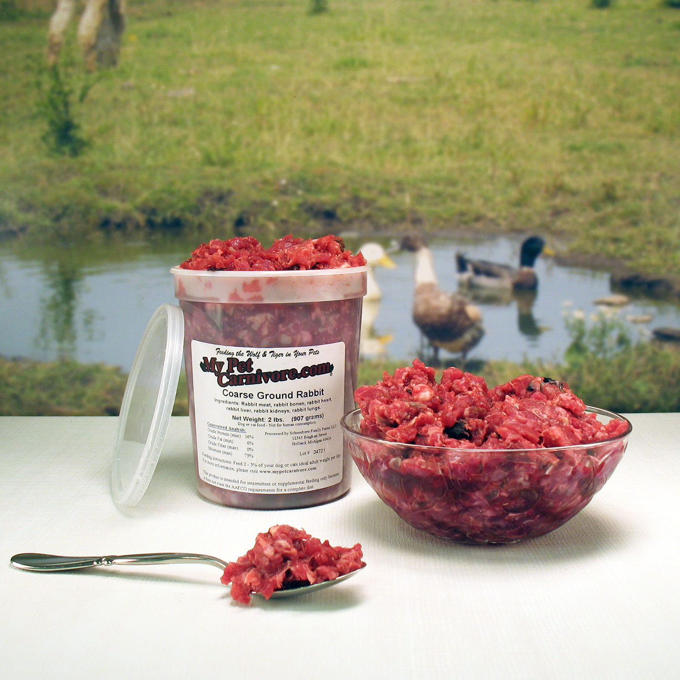 Coarse Ground Whole Rabbit-2 LB. – My Pet Carnivore