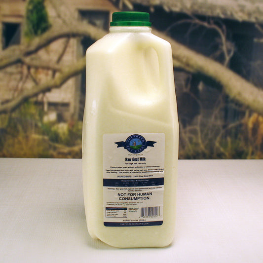 1/2 Gallon-Unpasteurized Goat Milk