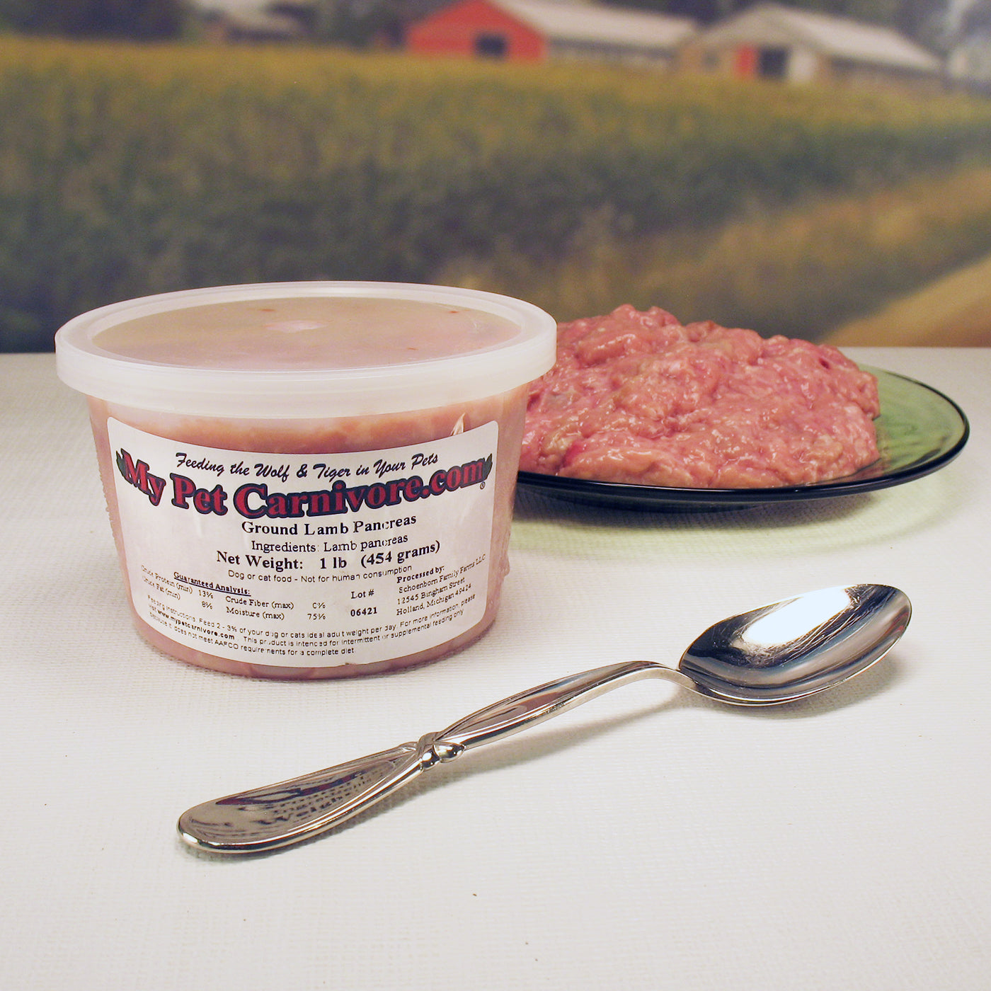 Ground Lamb Pancreas-1 LB.