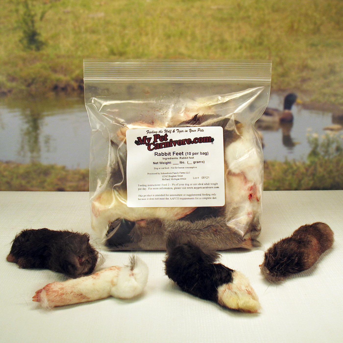 Rabbit Back Feet – My Pet Carnivore